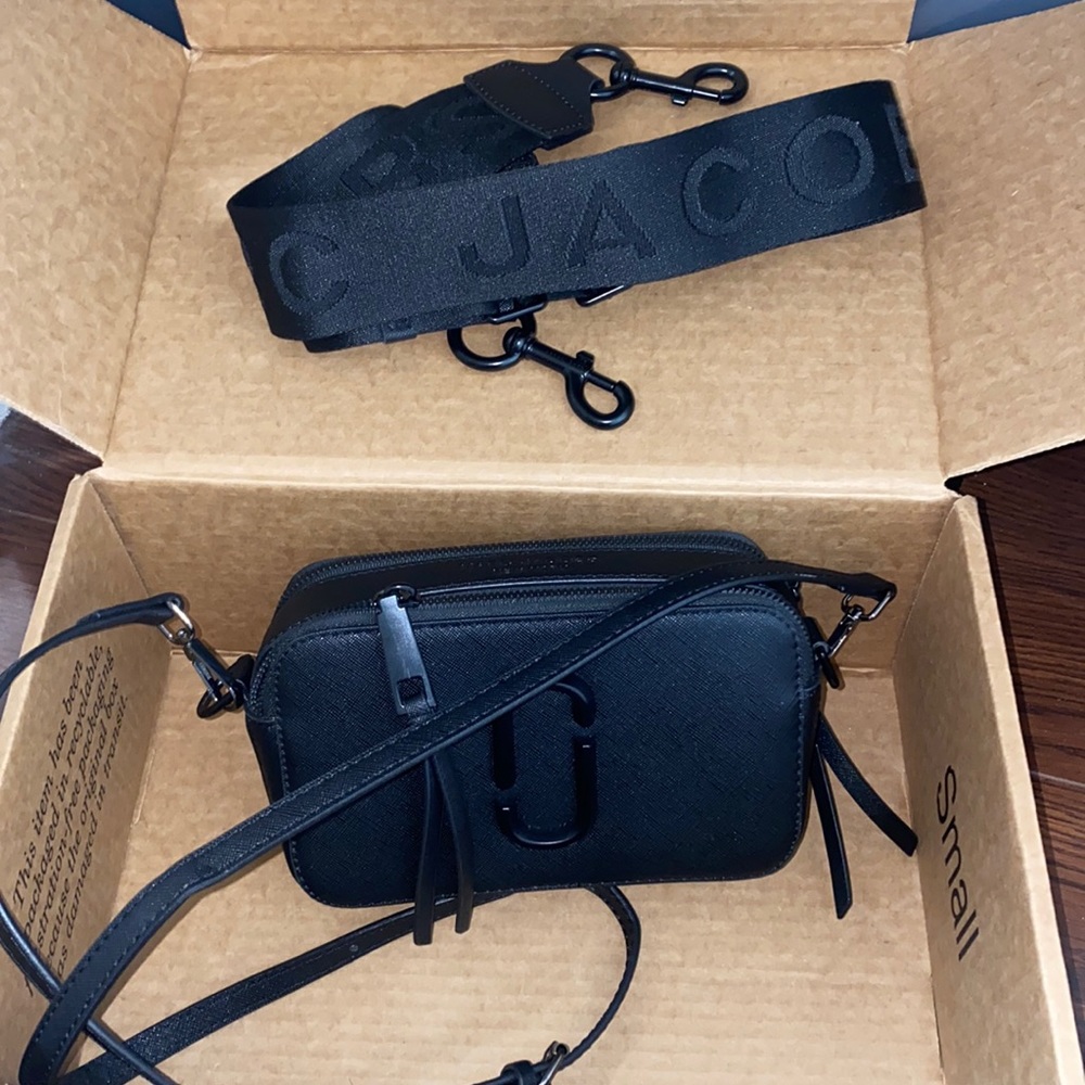 Black Marc Jacobs Snapshot Crossbody